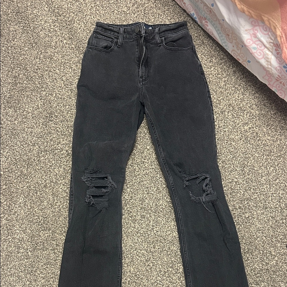 Hollister Black Ripped Skinny Jeans